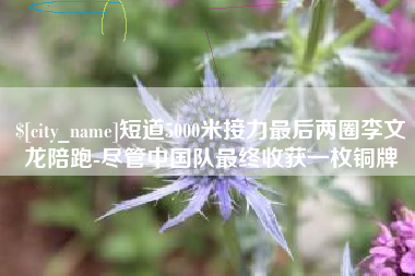 靖江短道5000米接力最后两圈李文龙陪跑-尽管中国队最终收获一枚铜牌