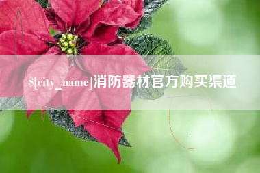 靖江消防器材官方购买渠道