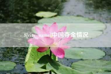 靖江中国夺金情况