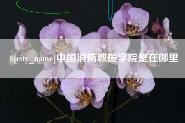 靖江中国消防救援学院是在哪里