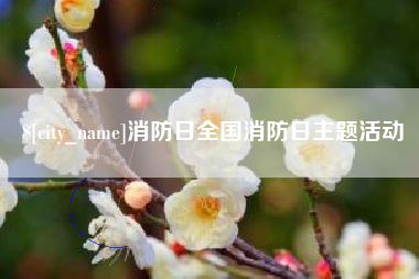 靖江消防日全国消防日主题活动