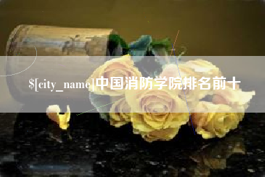 靖江中国消防学院排名前十