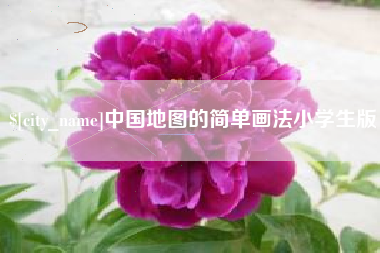 靖江中国地图的简单画法小学生版