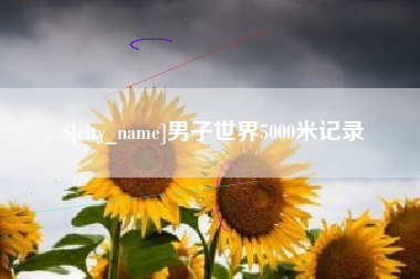 靖江男子世界5000米记录