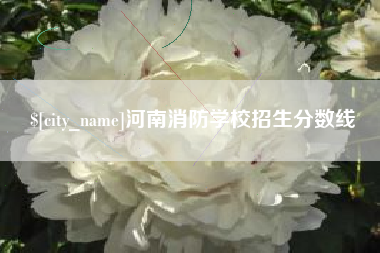 靖江河南消防学校招生分数线