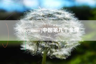 靖江中国第九个金牌