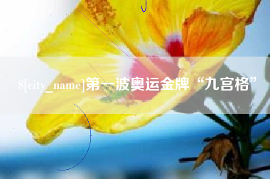 靖江第一波奥运金牌“九宫格”