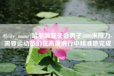 靖江哈尔滨亚冬会男子5000米接力-需要运动员们在高速滑行中精准地完成