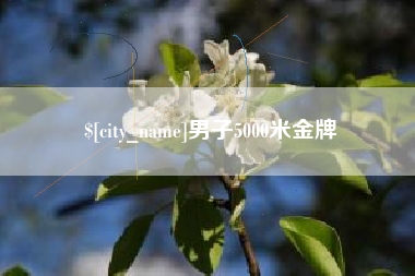 靖江男子5000米金牌
