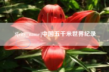靖江中国五千米世界纪录
