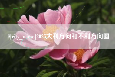 靖江2025大利方向和不利方向图