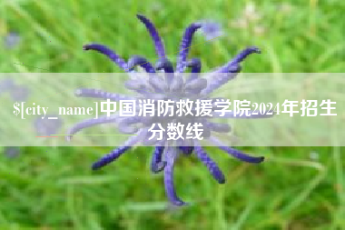 靖江中国消防救援学院2024年招生分数线