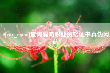 靖江查询消防职业资格证书真伪网站