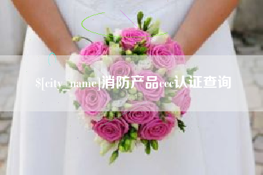 靖江消防产品ccc认证查询