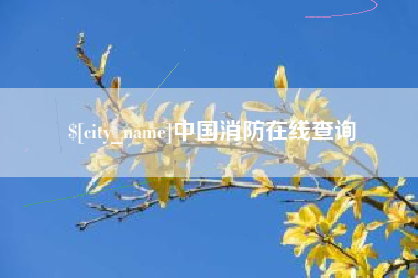 靖江中国消防在线查询