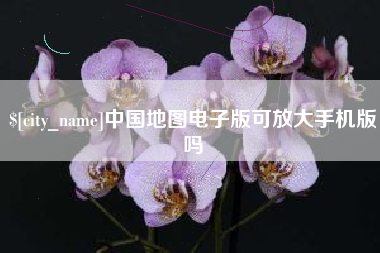 靖江中国地图电子版可放大手机版吗