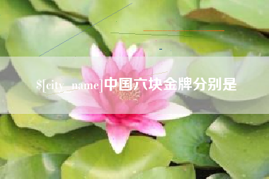 靖江中国六块金牌分别是