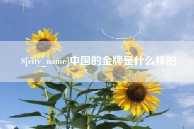 靖江中国的金牌是什么样的