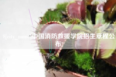 靖江中国消防救援学院招生章程公布!