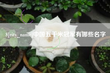 靖江中国五千米冠军有哪些名字